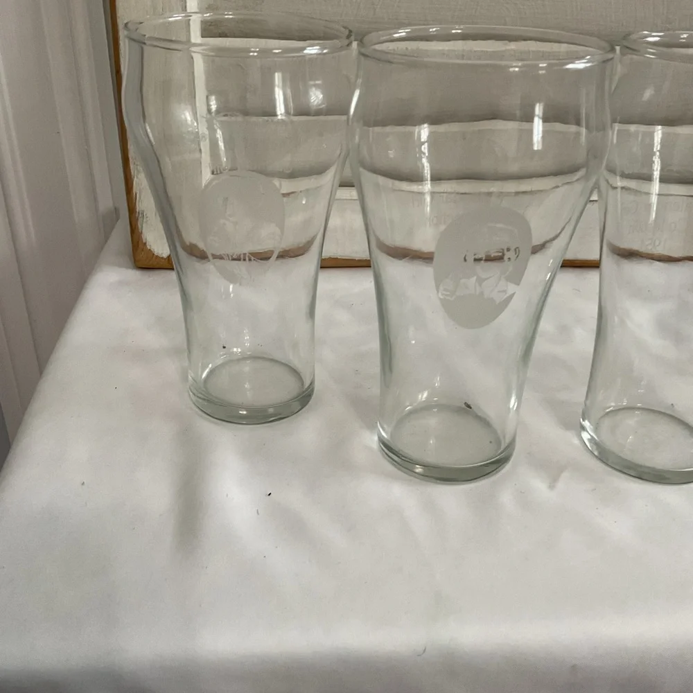 Tiara Exclusives Coca Cola Glasses Set of 4